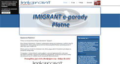 Desktop Screenshot of imigrant.pl
